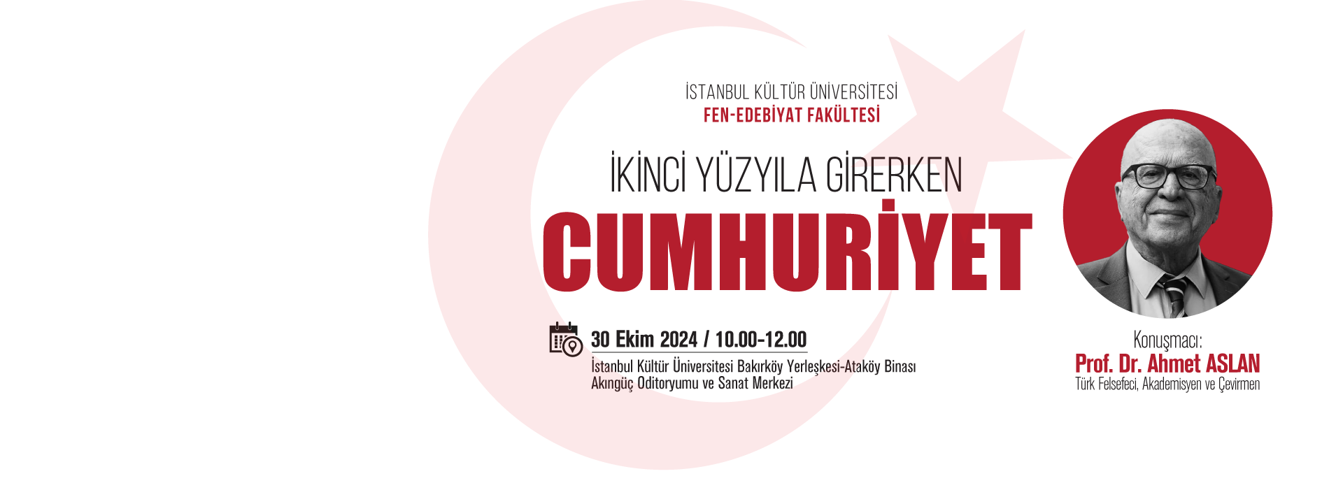 “İkinci Yüzyıla Girerken CUMHURİYET” Konferansı