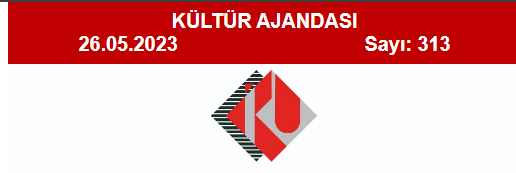 Kültür Ajandası 313. Sayı