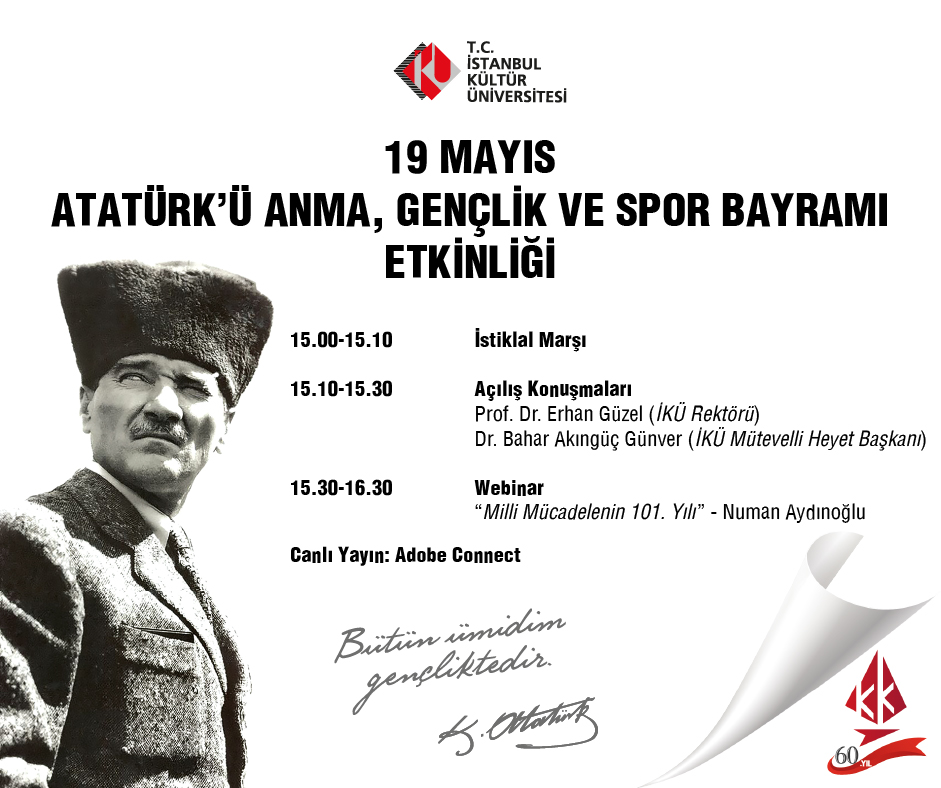 19 Mayıs Atatürk’ü Anma Gençlik ve Spor Bayramı