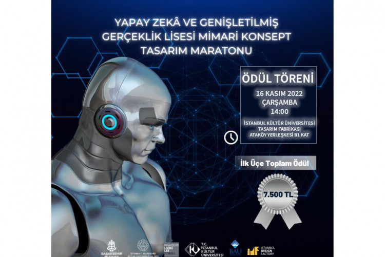 "Yapay Zeka ve Genişletilmiş Gerçeklik Lisesi Mimari Konsept Tasarım Maratonu" Ödül Töreni