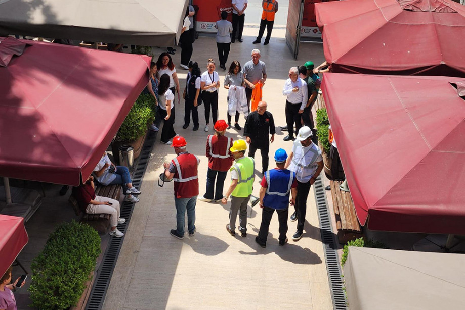 İstanbul Kültür Üniversitesi Deprem Tatbikatı